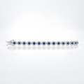 Bracciale Tennis fiori blu