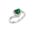 Solitario Cuore Brillante